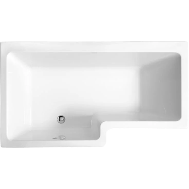 Svedbergs Torne dusjbadekar, 170x70/85 cm, venstre, med endegavl | Z1700VG