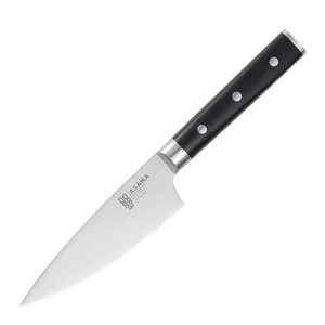 Asama kokkekniv 15 cm svart/sølv v:6201781
