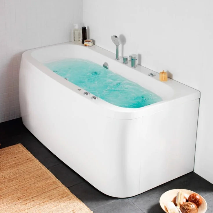 Hafa Aqua 160Sq badekar, uten system, 1580x750 mm, akryl, hvit | 1443020-00