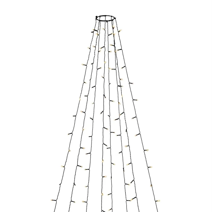 Konstsmide juletrelenke, 240 ravfargede lys, 2,4 meter | 6365-810
