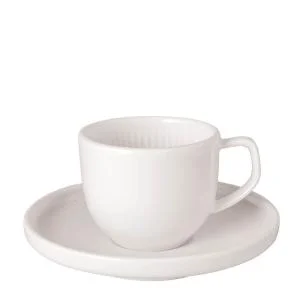 Afina espressokopp med skål 5 cl hvit v:5203236 Afina espressokopp med skål 5 cl hvit v:5203236