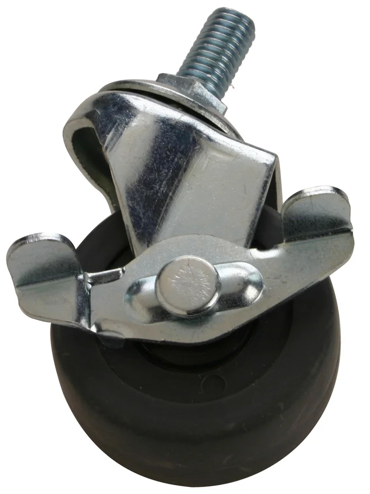 TRANSPORTHJUL Ø50MM M/BOLT OG BREMS v:9902195
