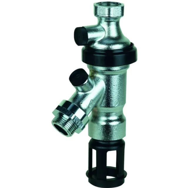 Resideo Braukmann 3/4" x 1" tilbakeslagssikring, tetningsbrakett, forkrommet | BA295D-3/4WH