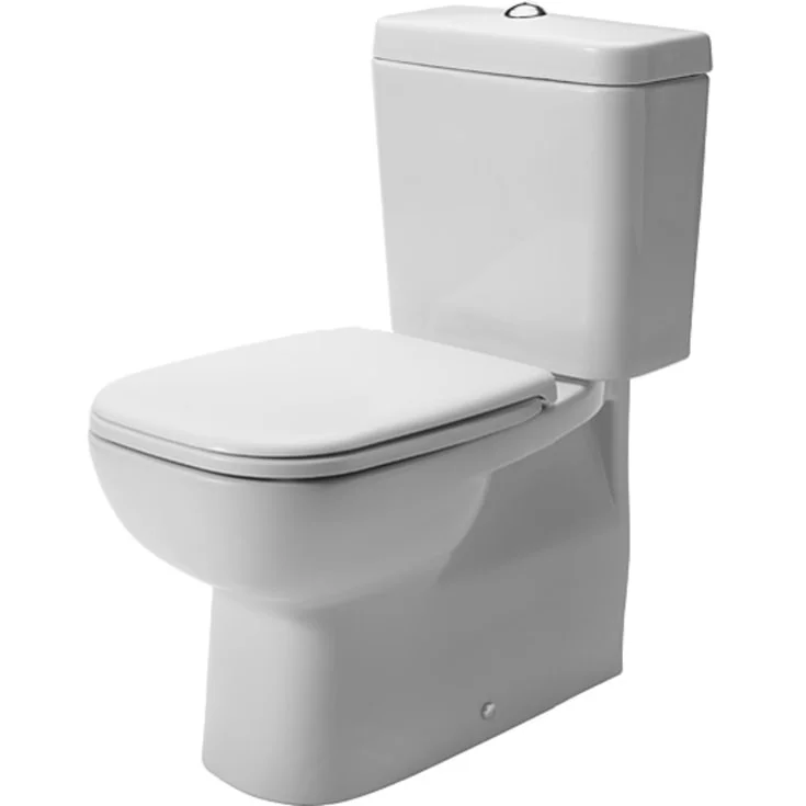 Duravit D-Code toalett , antibakteriell, kun underdel, hvit | 21180920002