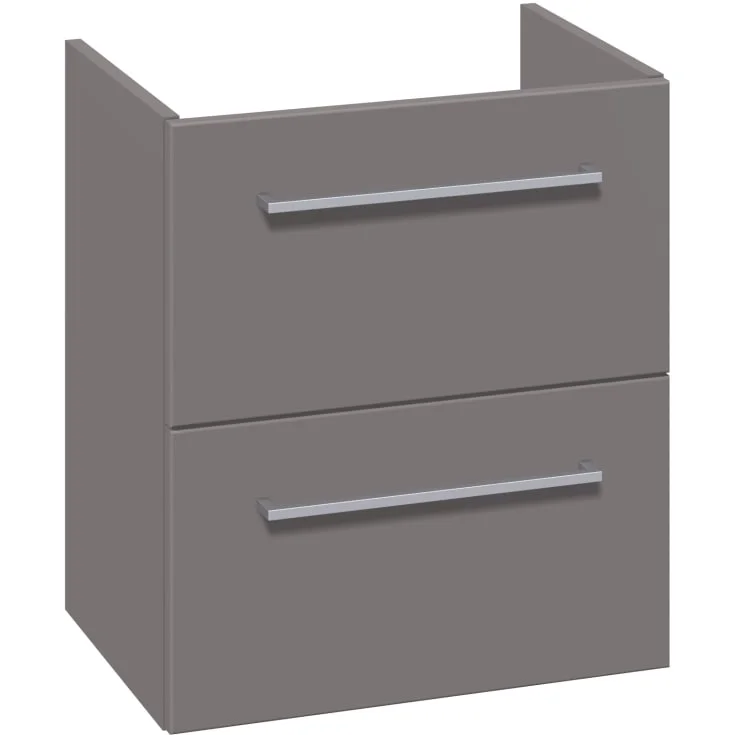 Dansani Mido+ servantskap, 50×35 cm, grå | P24-1003