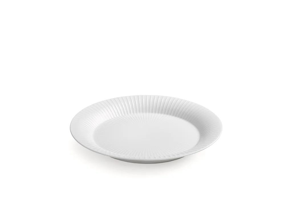 Tallerken Hammershøi hvit porselen 19cm v:1719361 Tallerken Hammershøi hvit porselen 19cm v:1719361