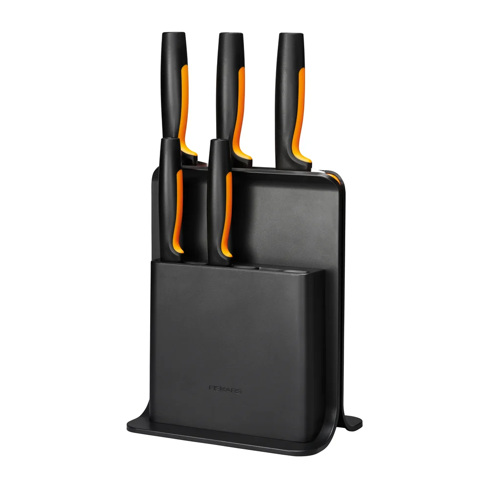 Functional Form knivblokk i plast med 5 kniver v:4677063 Functional Form knivblokk i plast med 5 kniver v:4677063