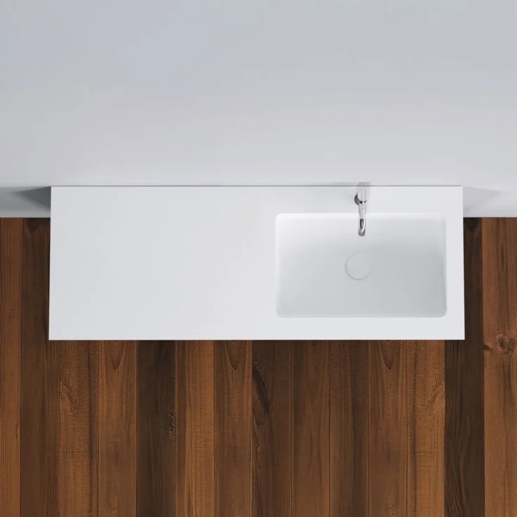 Copenhagen Bath Romsø møbelservant, 120×45 cm, høyre, hvit matt | 30040062 Copenhagen Bath Romsø møbelservant, 120×45 cm, høyre, hvit matt | 30040062