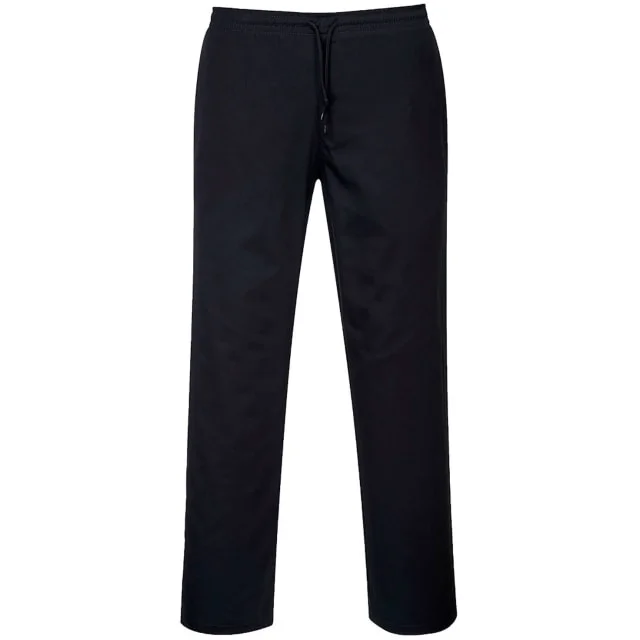 Portwest kokkebukser, sort, str. L | C070-BKR/BKT_L
