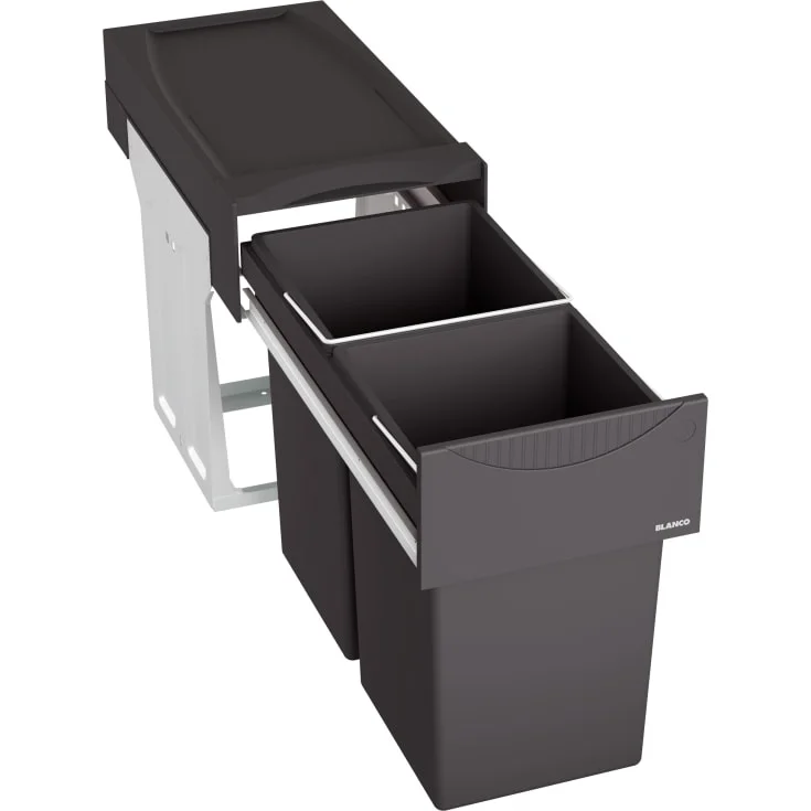 Blanco Botton II 30/2 kildesorteringssystem, 2 bøtter, montering i skap | BC-526376 Blanco Botton II 30/2 kildesorteringssystem, 2 bøtter, montering i skap | BC-526376