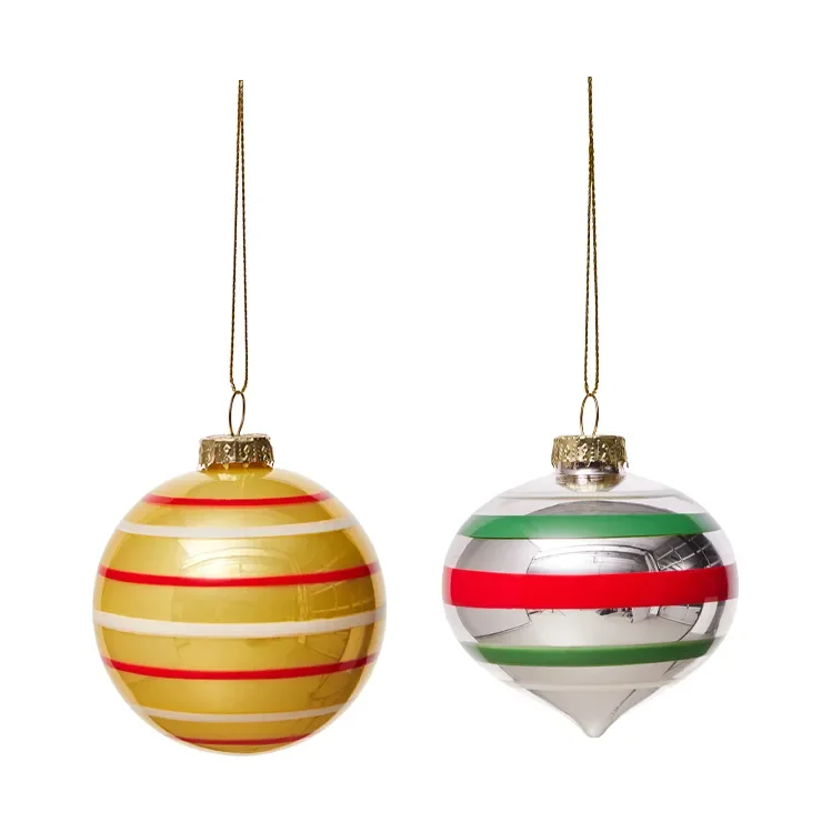 Vintage Christmas Glass Ball No. 3 julekule 2 stk v:4228298 Vintage Christmas Glass Ball No. 3 julekule 2 stk v:4228298