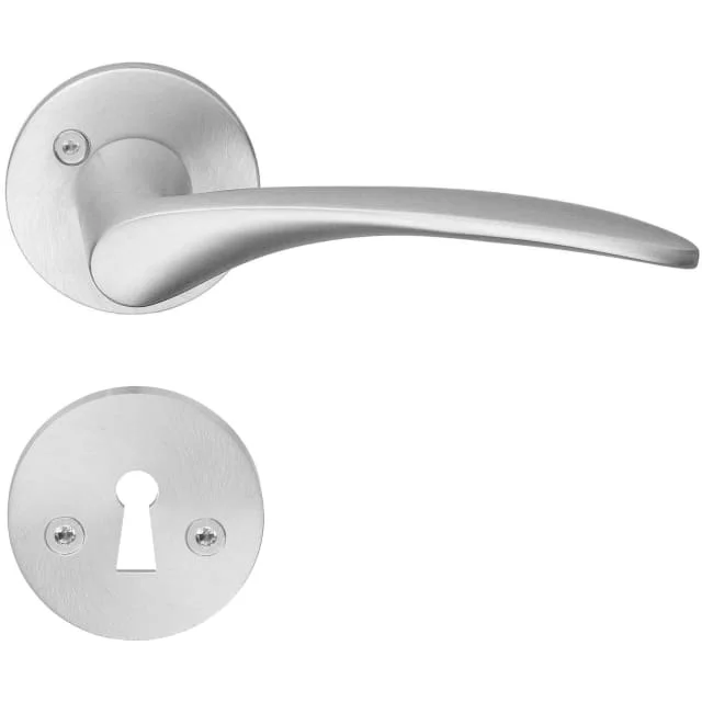 Beslagsboden Design Classic dørhåndtak, børstet krom | B869KMN