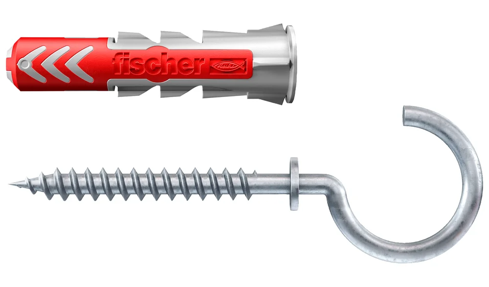 Universalplugg Duopower 6×30 RH BK 6stk med blank krok v:2873090 Universalplugg Duopower 6×30 RH BK 6stk med blank krok v:2873090