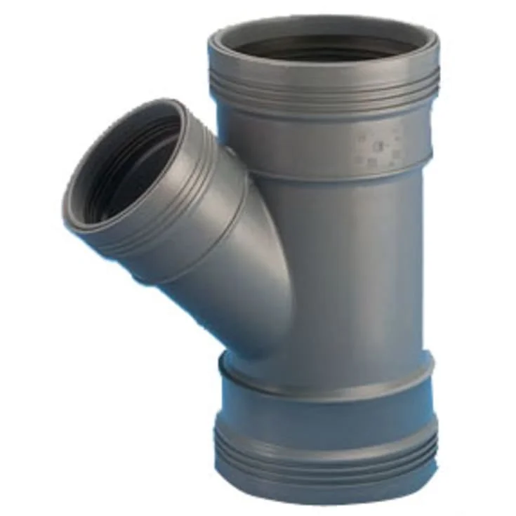 Wafix Plus grenrør, 45°, Ø110×50 mm, plast, grå | 1453438 Wafix Plus grenrør, 45°, Ø110×50 mm, plast, grå | 1453438