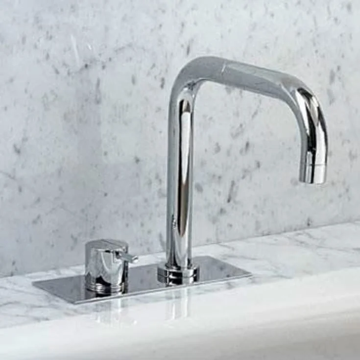 Vola BK5 1-greps badekarbatteri, m/svingbar tut, krom | BK5-16