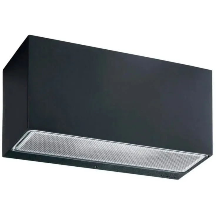 Norlys Asker 1513 vegglampe, E27, LED max 9W, IP65, sort | 3104140