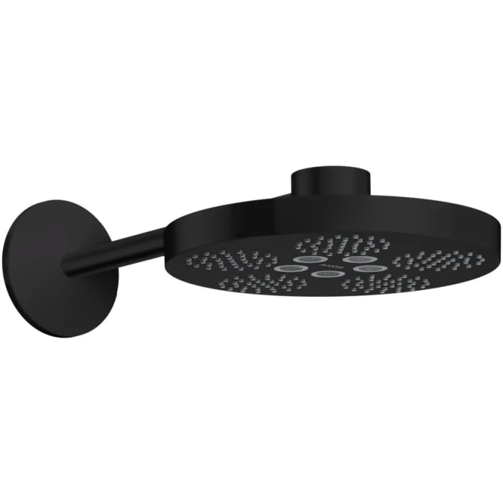 Axor One 2jet Hodedusj, Ø280 mm, med 2 stråletyper, sort matt | 48492670 Axor One 2jet Hodedusj, Ø280 mm, med 2 stråletyper, sort matt | 48492670