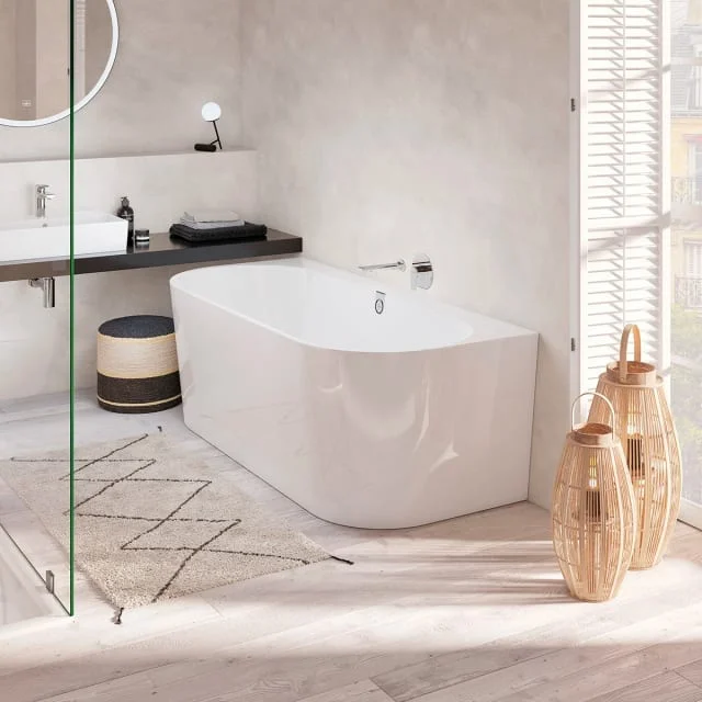 Villeroy & Boch Oberon 2.0 badekar, 180x80 cm, hvit | UBQ180OBR9CD00V-RW