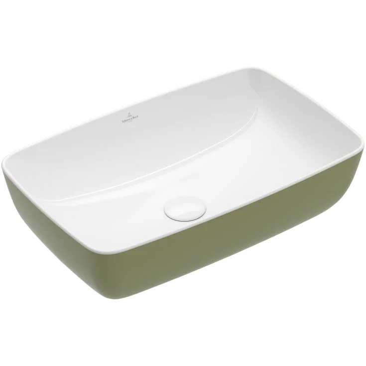 Villeroy & Boch Artis toppmontert servant, 58×38,5 cm, grønn | 417258BCS8 Villeroy & Boch Artis toppmontert servant, 58×38,5 cm, grønn | 417258BCS8