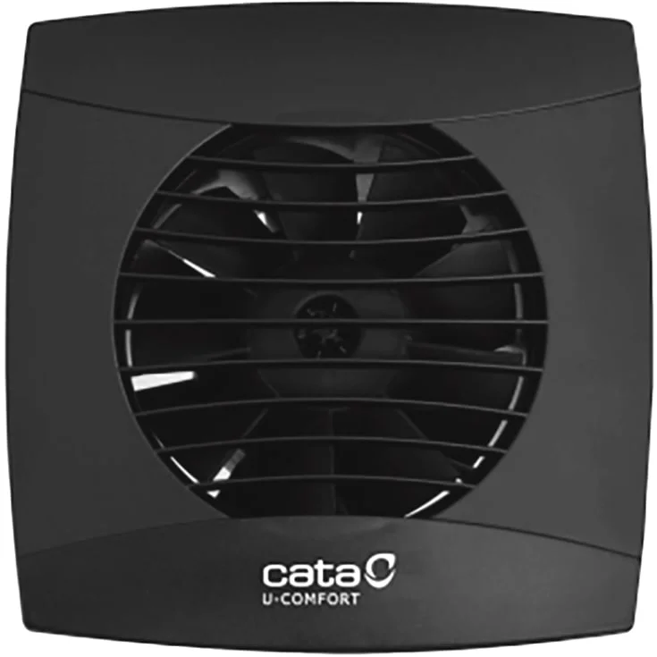 Cata UC-10 baderomsvifte, Ø100 mm, sort | 4278508090 Cata UC-10 baderomsvifte, Ø100 mm, sort | 4278508090