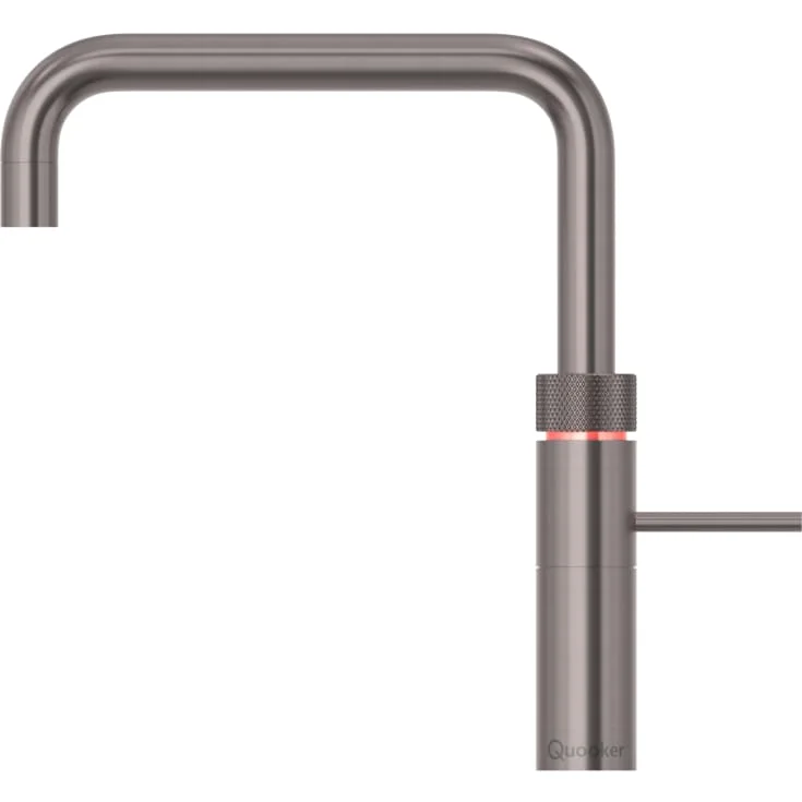 Quooker Fusion Square kjøkkenkran med kokende vann, sort krom | Q210842002