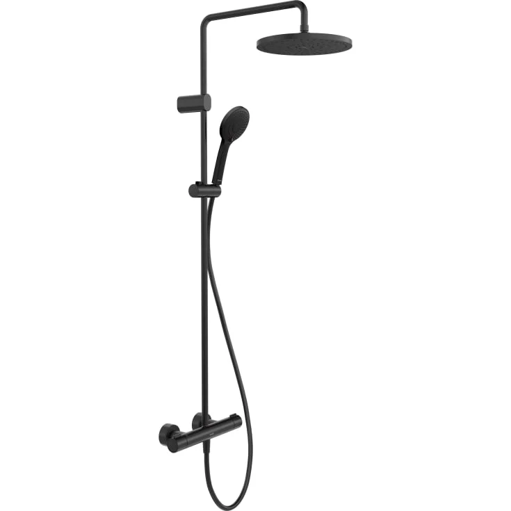 Duravit dusjsystem, sort | TH4282008046