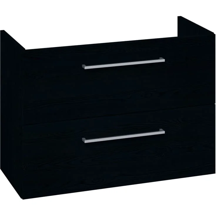 Dansani Mido+ servantskap, 80x35 cm, sort struktur | P06-1029