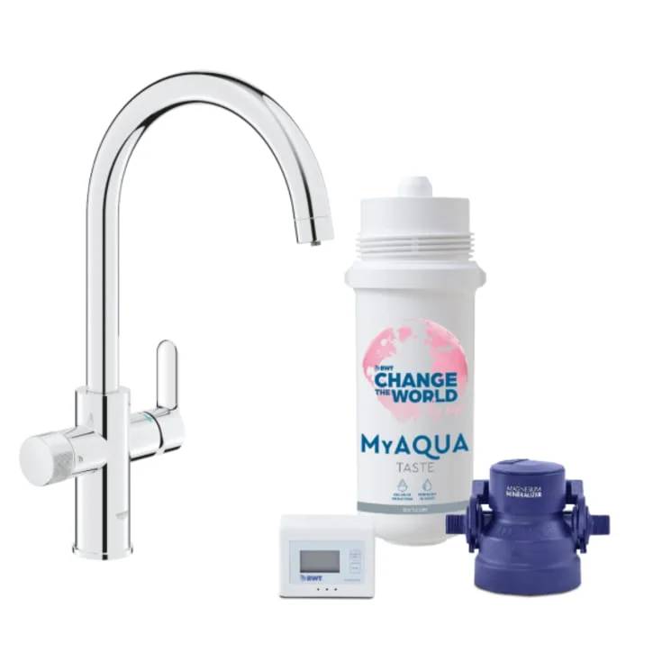 Grohe Pure Home kjøkkenarmatur, filtrert vann, krom | 451100160