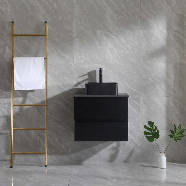Bathlife Extas møbelpakke, med servant, 60×46,5×50 cm, sort | 401053634