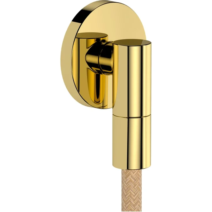 Hansgrohe FixFit Fine S slangeuttak, polert guld | 28882990