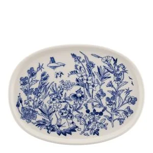 Haru servingsfat 17 cm mummi hvit/blå v:6809101