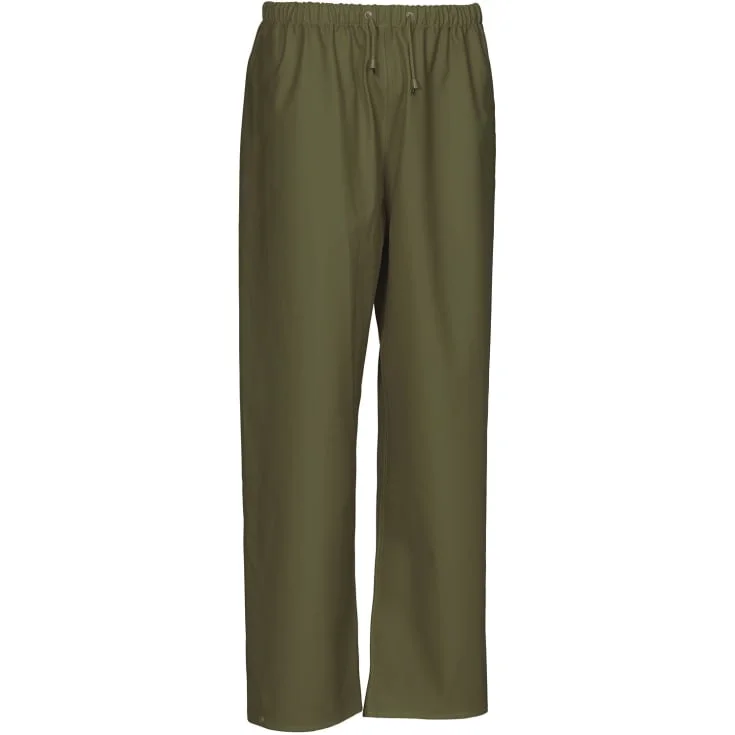 Elka Outdoor regnbukse PU/PVC, olivengrønn, str. 4XL | 302400-001_4XL Elka Outdoor regnbukse PU/PVC, olivengrønn, str. 4XL | 302400-001_4XL