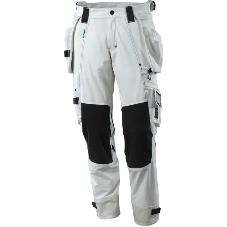 Mascot Advanced arbeidsbukse med stretch, hvit, str. 90C47 | 17031-311-06_90C47