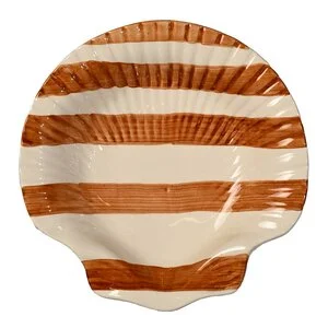 Armona serveringsfat 23,5 cm striper lys brun/hvit v:2993974