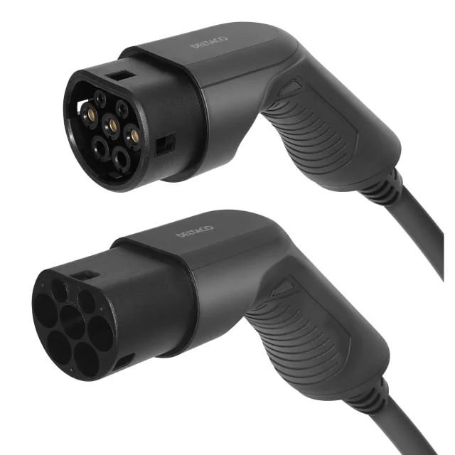 Deltaco ladekabel, type 2, 3 fase, 16A, 7 meter | EV-3217