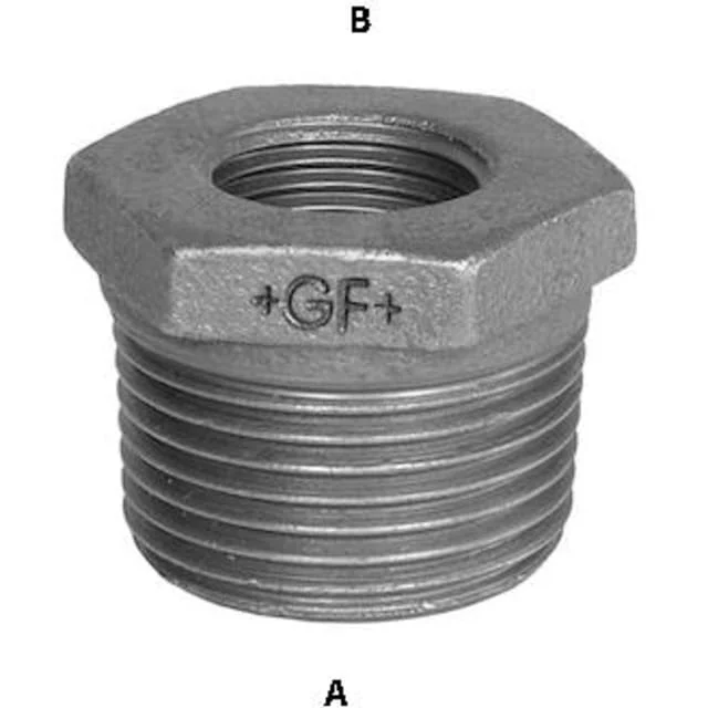 Galvanisert nippelmuffe 2" x 1/2" | 770241237