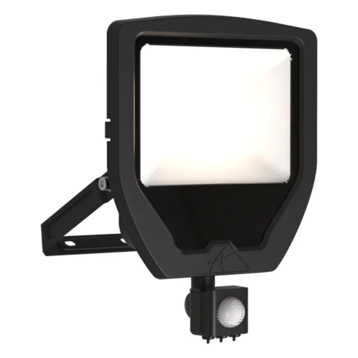 Ansell Lighting Calinor strålkastare med sensor, 50W, 4000K | ACAE50/1/CW/B/PIR