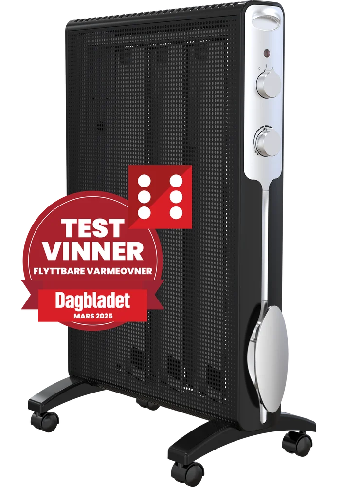 Gulvovn frittstående Provida IIH 2000w Sort v:4566933