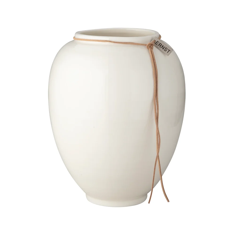 Ernst vase hvitglassert v:8920921
