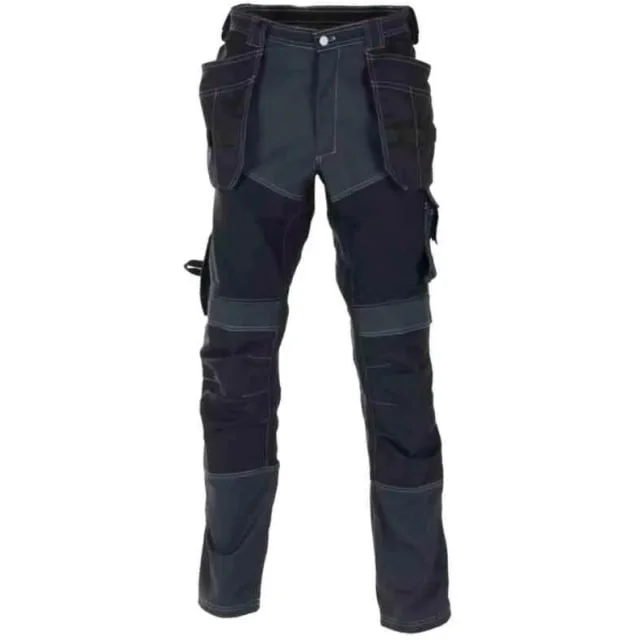 Bekken & Strøm håndverksbukse Drevsjø 4-veis stretch, unisex, str. C164, grå/sort | 678874