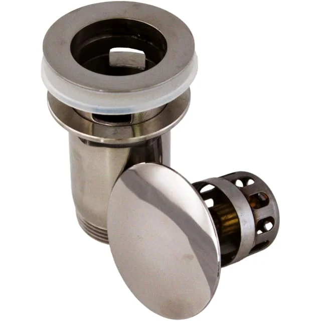 K. Neerskov bunnventil, push-open, krom | 747052.410