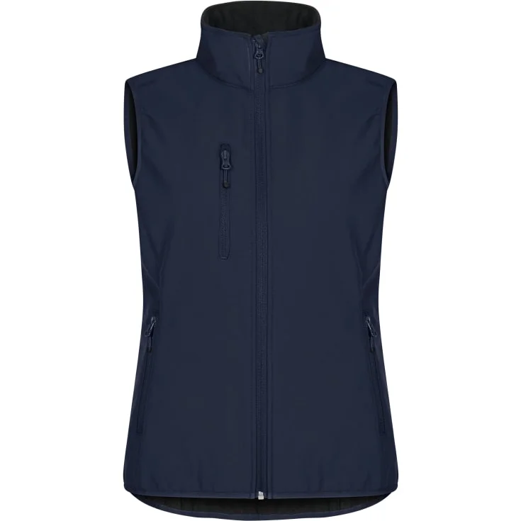 Clique Classic softshellvest dame, mørk marineblå, str. XL | 0200916-580_XL
