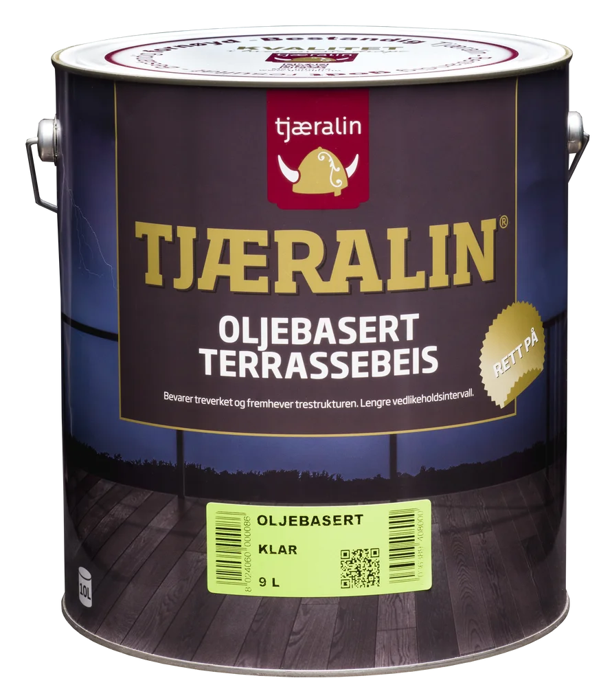 Terrassebeis 9l olje klar v:1414274