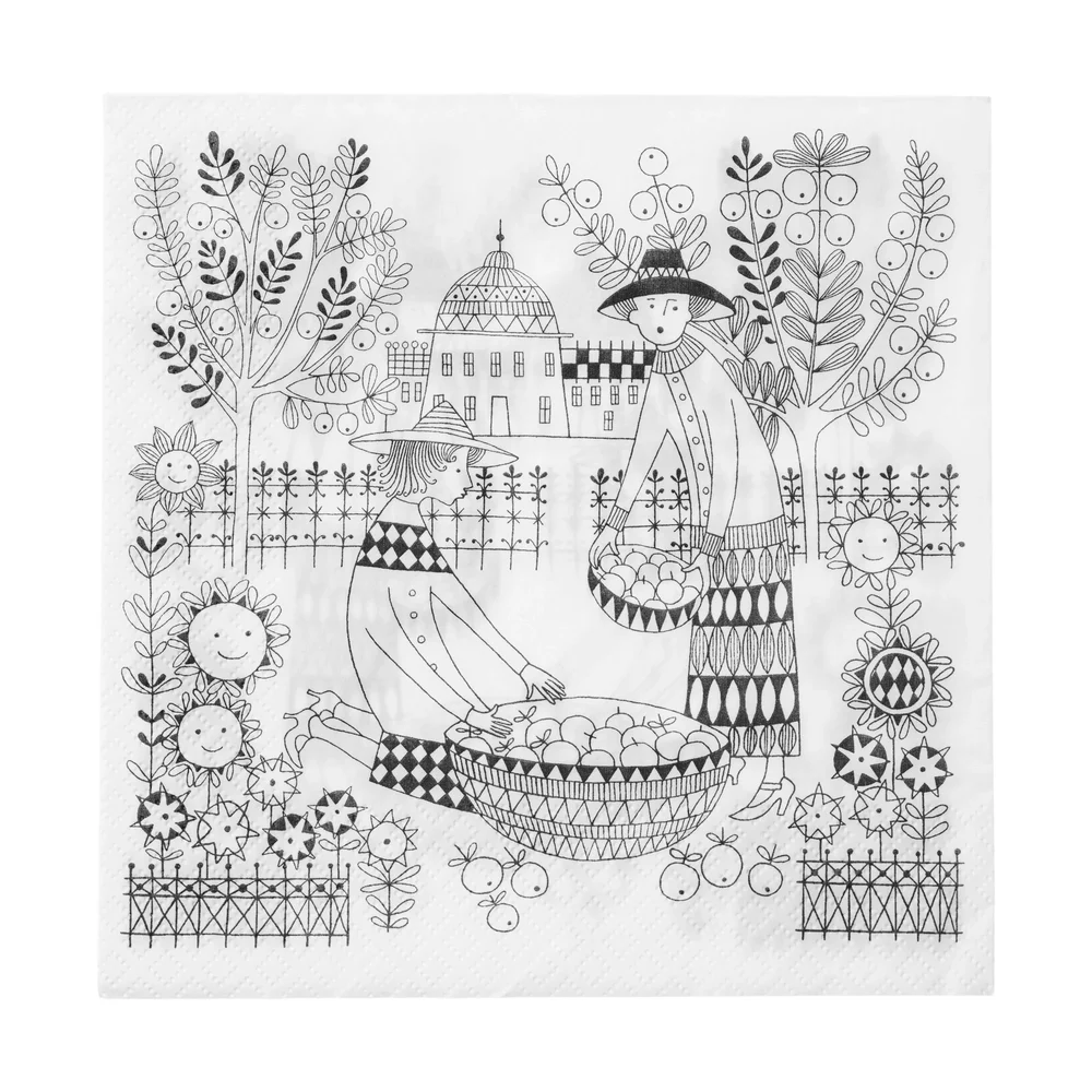Emilia papirsservietter 33×33 cm 20-pakning v:7195415