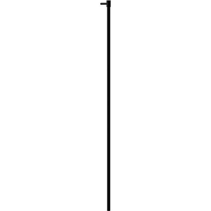 Damixa ekstra lang dusjstang, 130 cm, sort matt | 7661561