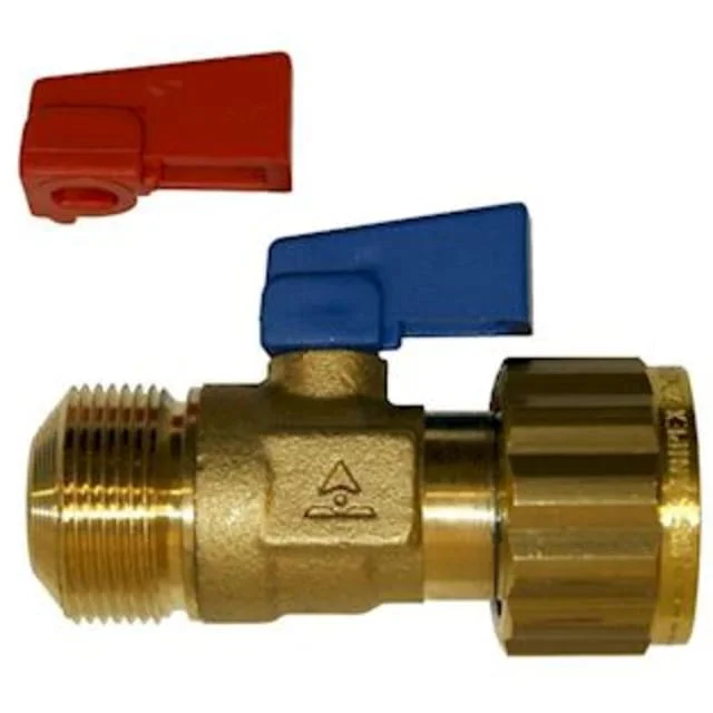 Sanipex ventil, til fordeler, med grep, 16 mm | 5112963