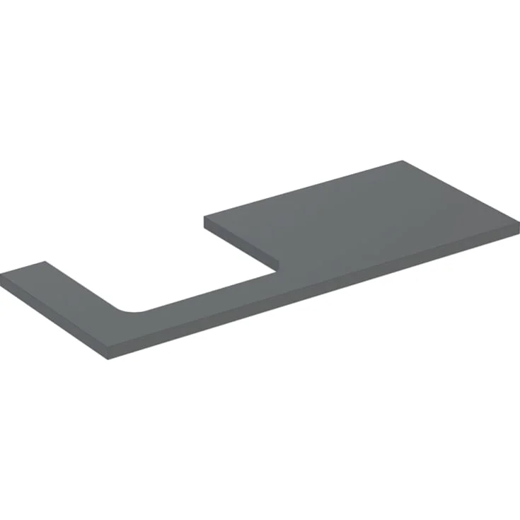 Geberit One benkeplate, 119x47,3 cm, matt antrasitt | 505.305.00.3