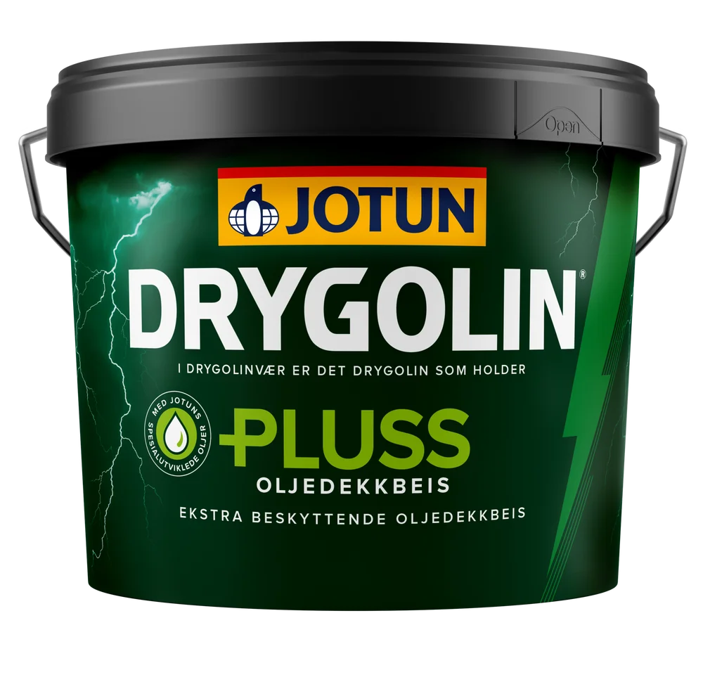 Drygolin Pluss Oljedekkbeis hvit 2,7l v:2546906 Drygolin Pluss Oljedekkbeis hvit 2,7l v:2546906