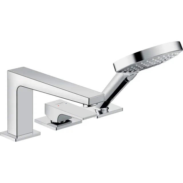 Hansgrohe Metropol badekarbatteri med dusjsett, krom | 32550000 Hansgrohe Metropol badekarbatteri med dusjsett, krom | 32550000