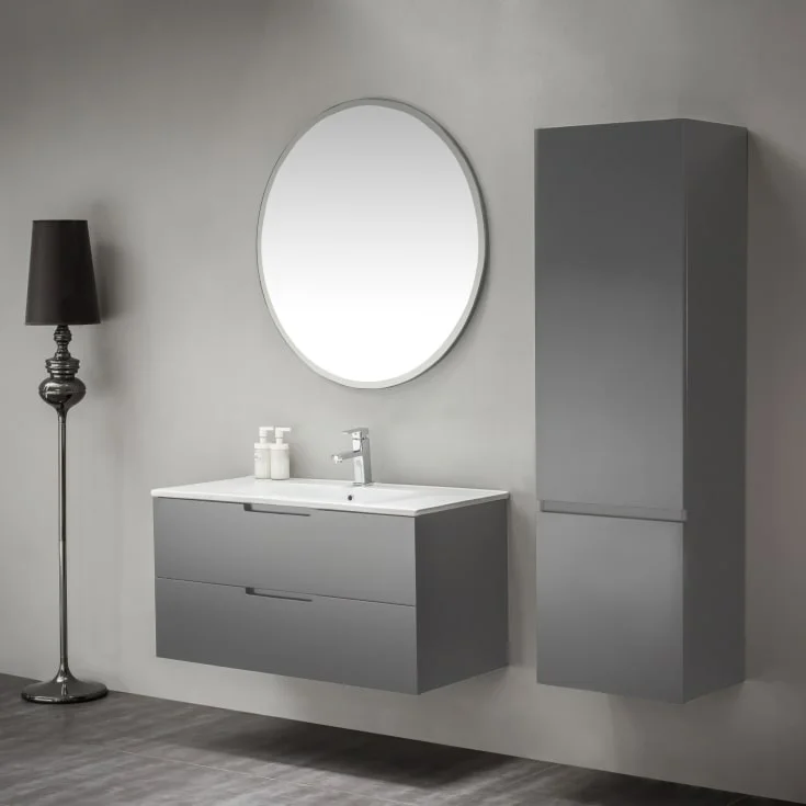 Bathlife Eufori veggskap 45×150 cm, grå | 401053605